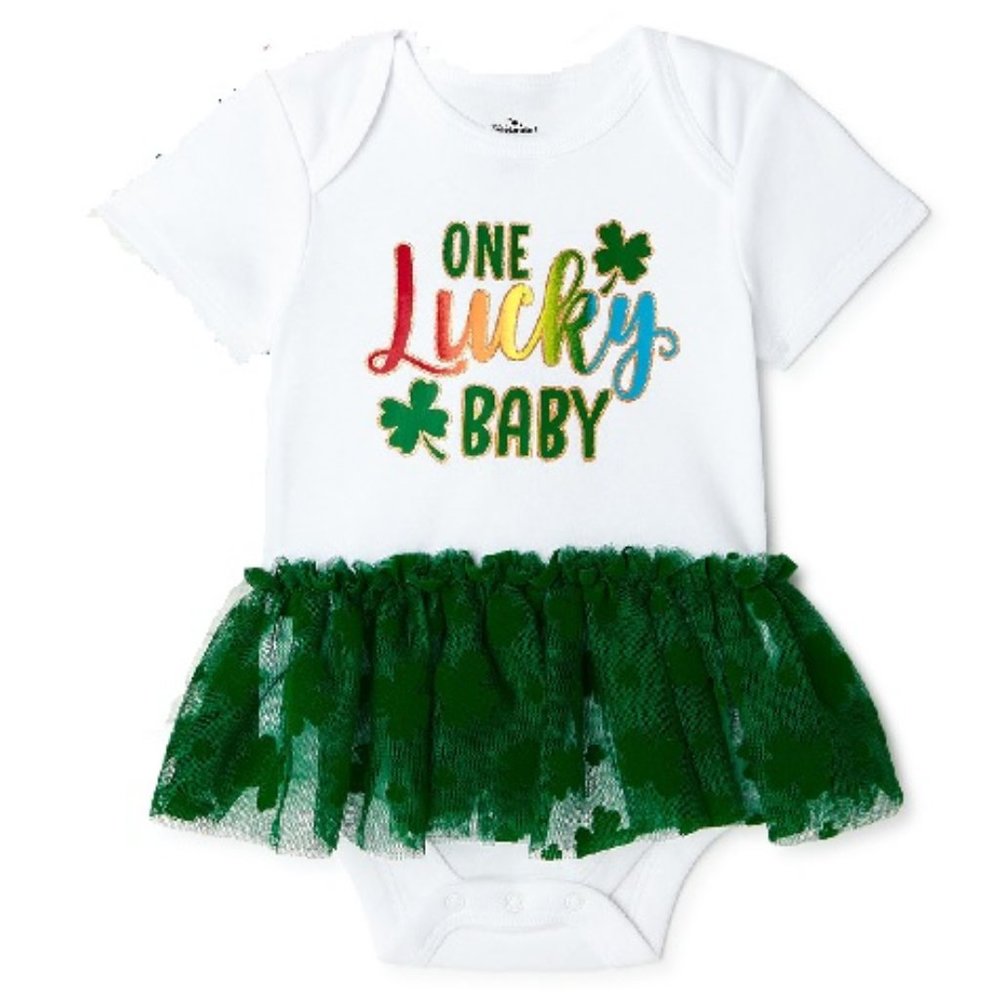Way to Celebrate - St. Patrick’s Day Tutu Bodysuit